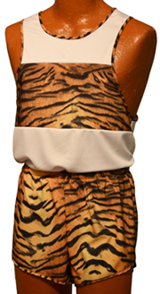 matching mens microfiber short and singlet